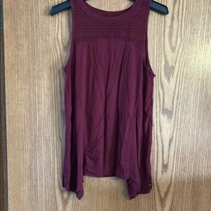 AE Outfitters Sleeveless Burgundy Top
